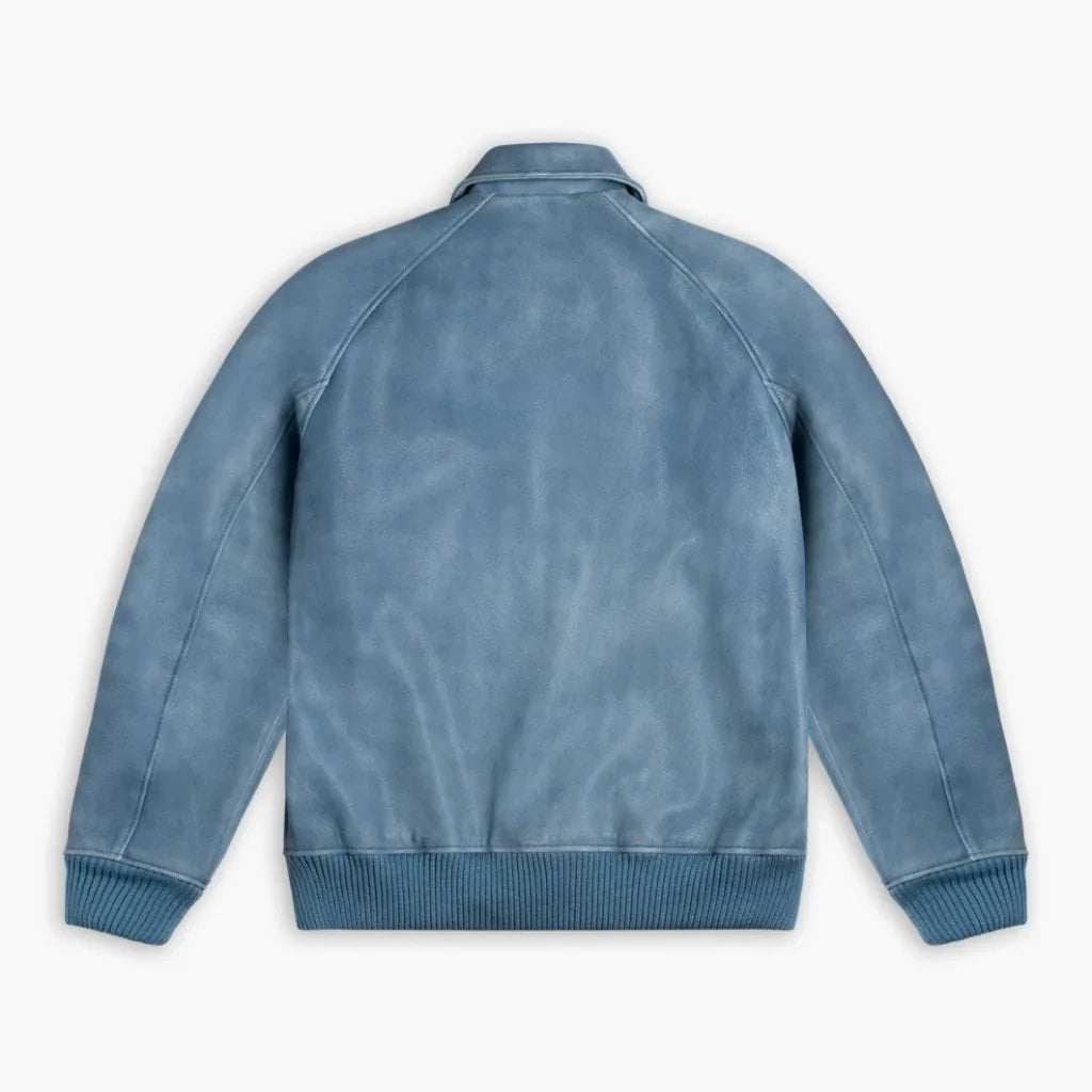 Major League Jacket | Blue Textured