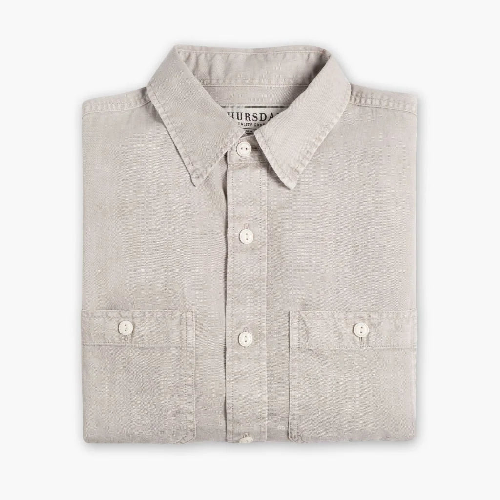 Chambray Workshirt | Oyster