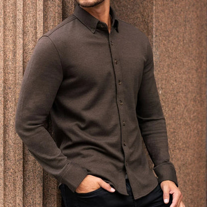 Everyday Button-Down Shirt | Brown