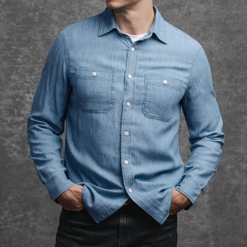 Chambray Workshirt | Vintage Indigo