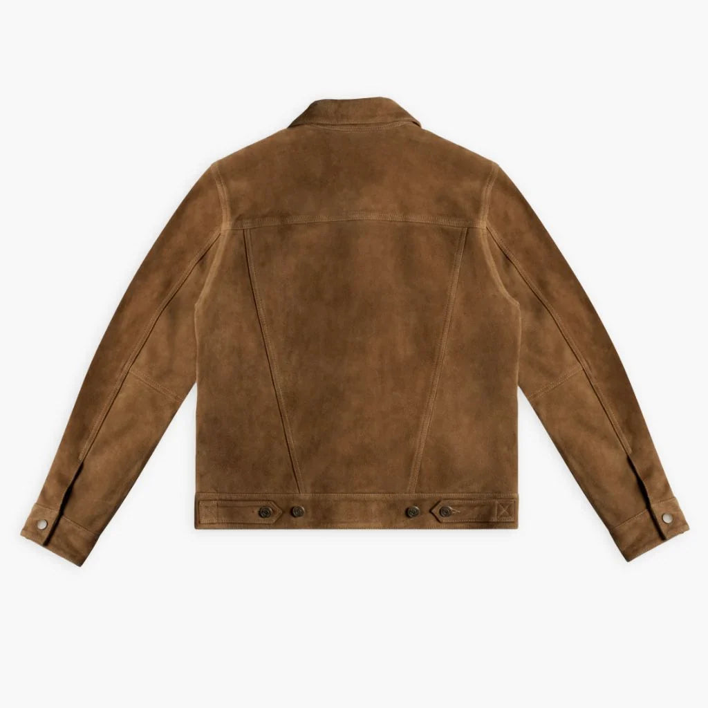 Suede Trucker Jacket | Dusty