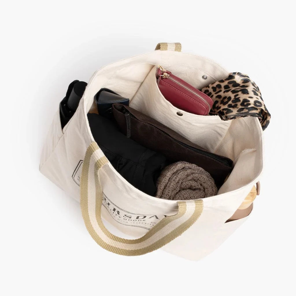 Canvas Shopper | Natural