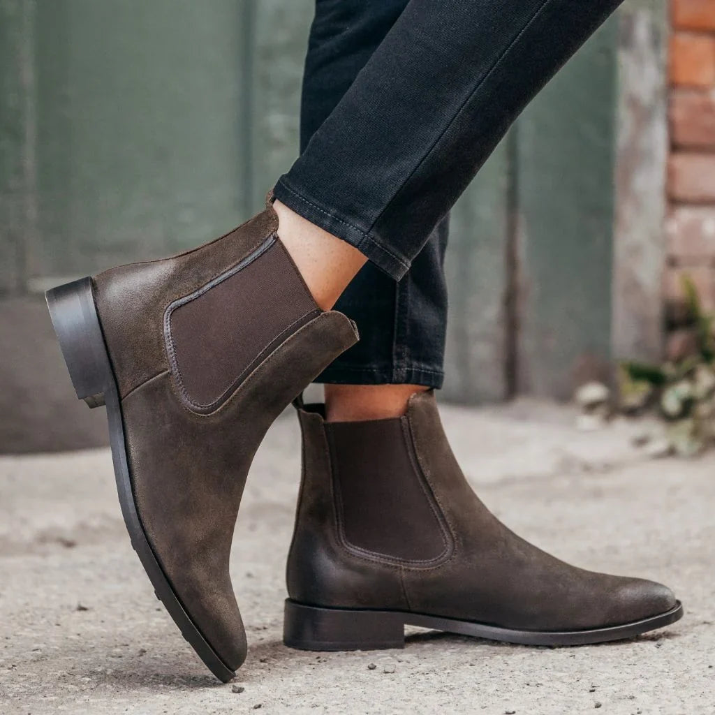Duchess | Dark Olive Suede