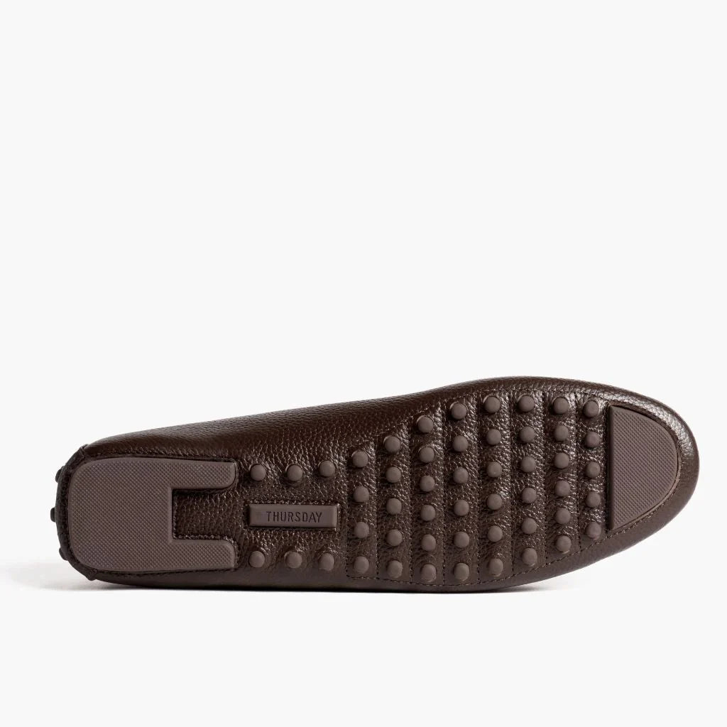 Driving Loafer | Brown & Gold