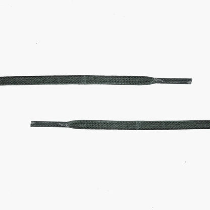 Flat Waxed Cotton Laces | Green