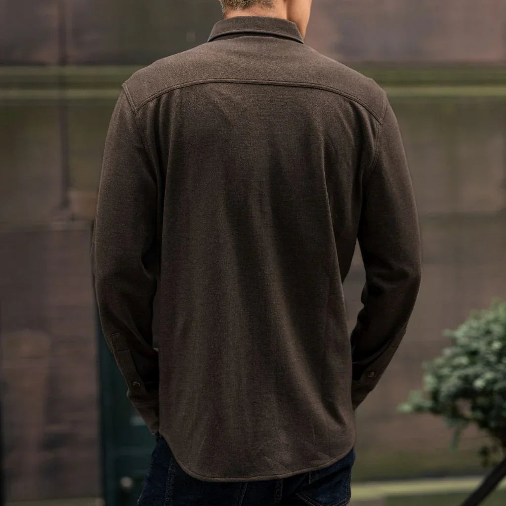 Everyday Button-Down Shirt | Brown (Two Pocket)