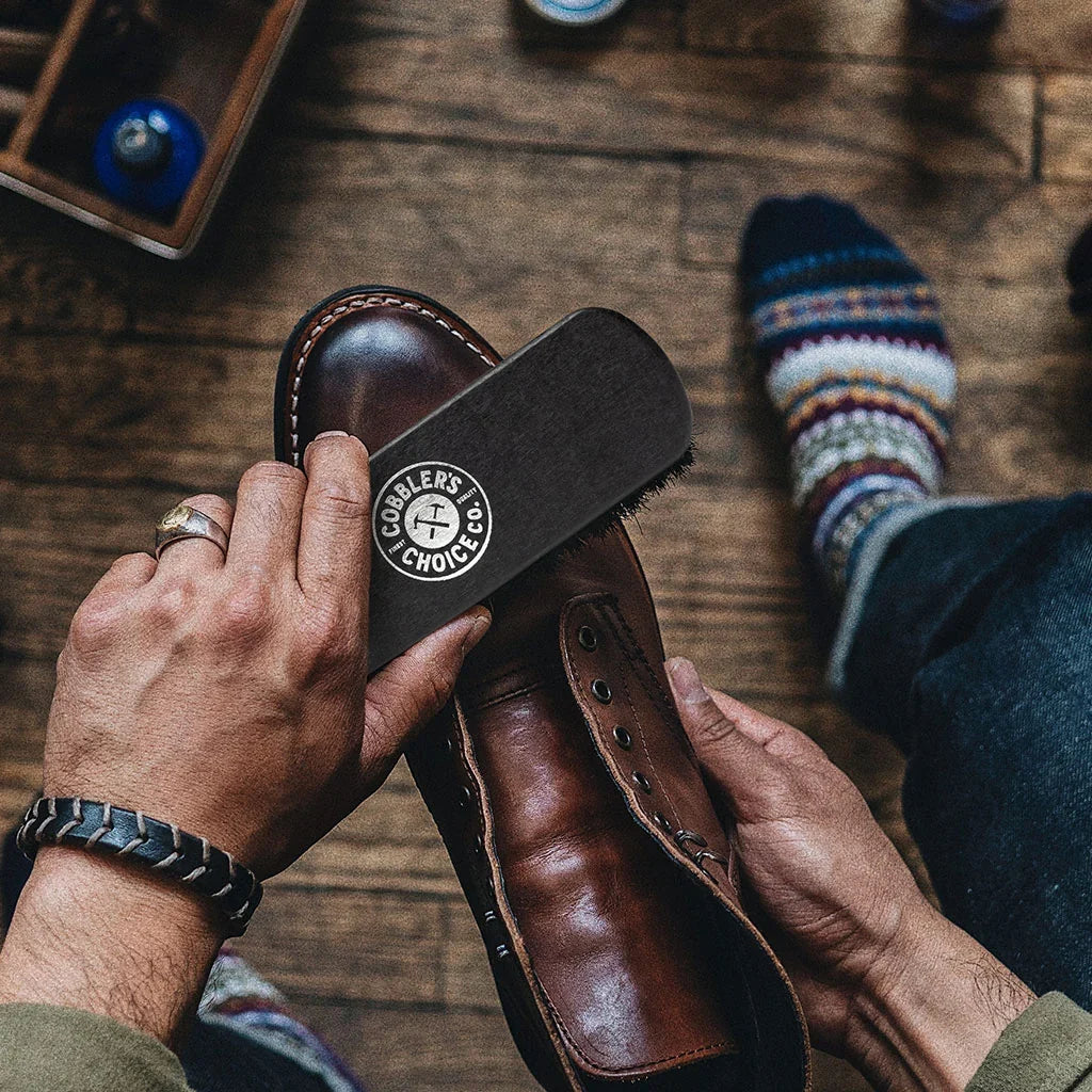 Cobbler's Choice Premium Shoe Brush | Black