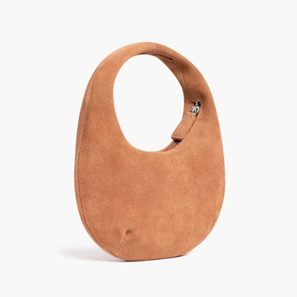 Mini Crescent | Tan Suede