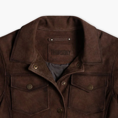 Suede Western Jacket | Brown