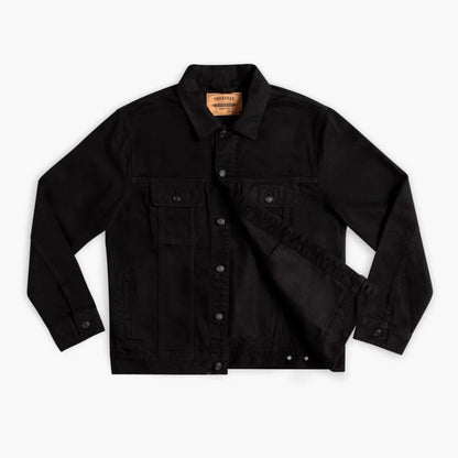 Denim Trucker Jacket | Pitch Black