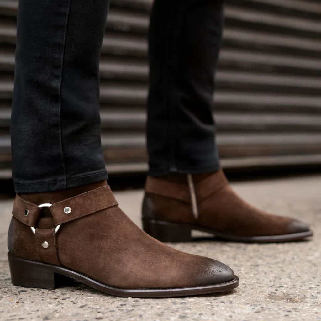 Harness | Dark Brown Suede