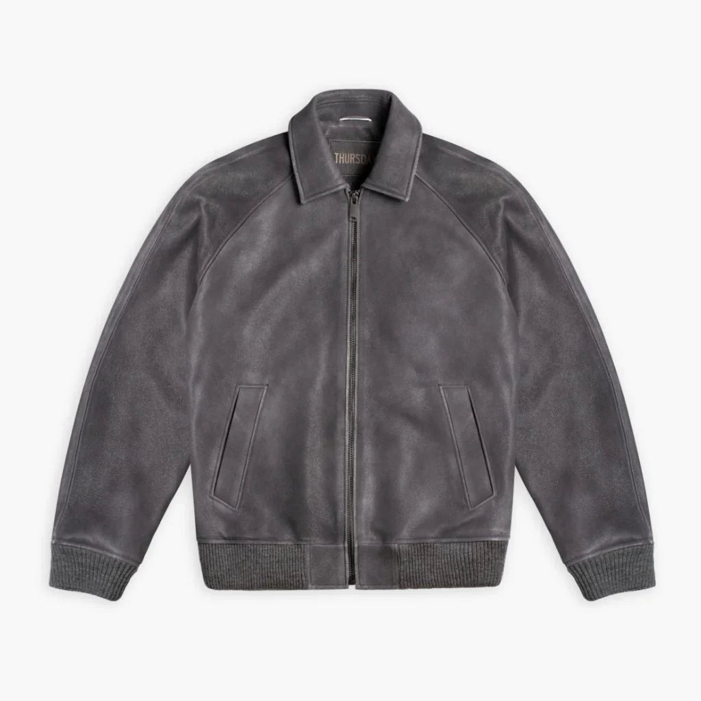 Major League Jacket | Grey Textured