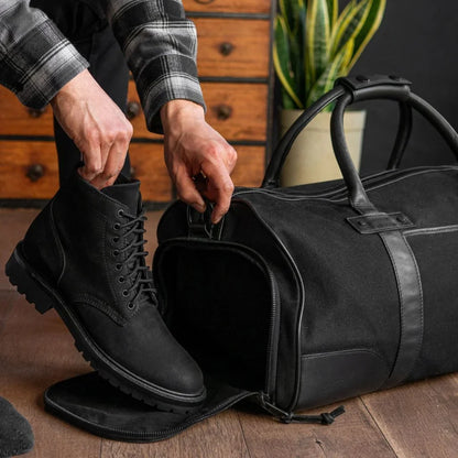Weekender Bag | Black Canvas