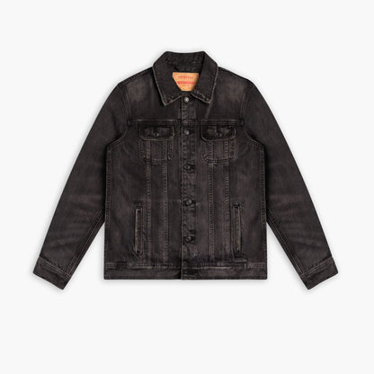 Denim Trucker Jacket | Faded Black