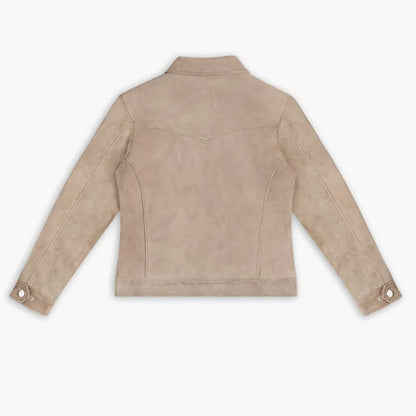 Suede Western Jacket | Taupe