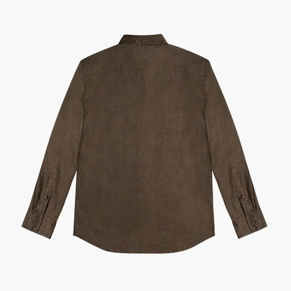 Linen Shirt | Brown
