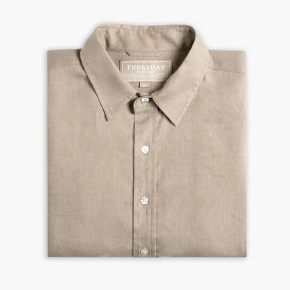 Linen Shirt | Taupe