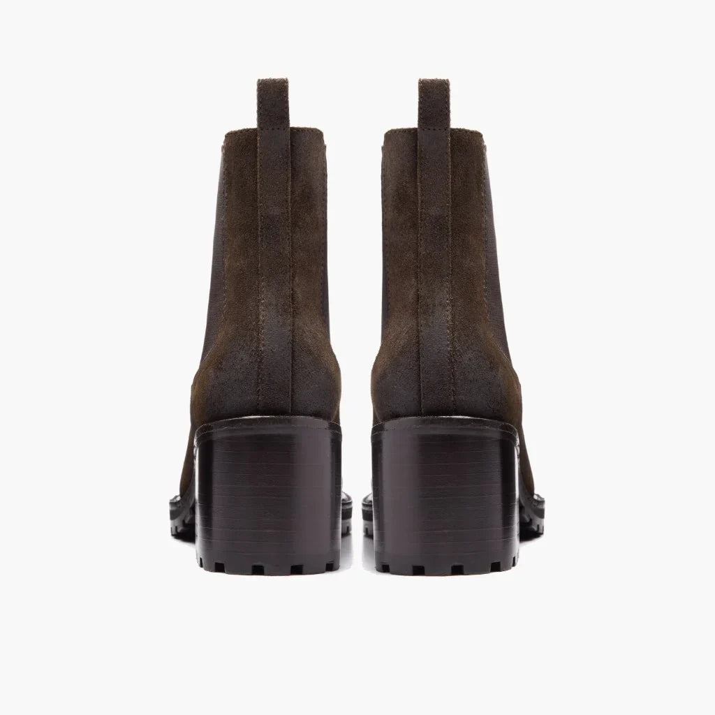 [W] Knockout | Dark Olive Suede