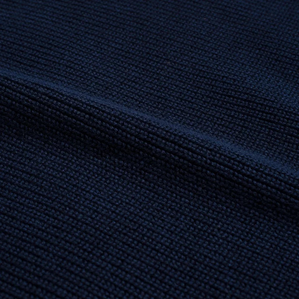 Ribbed Crewneck Sweater | Navy