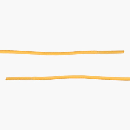 Round Waxed Cotton Laces | Yellow
